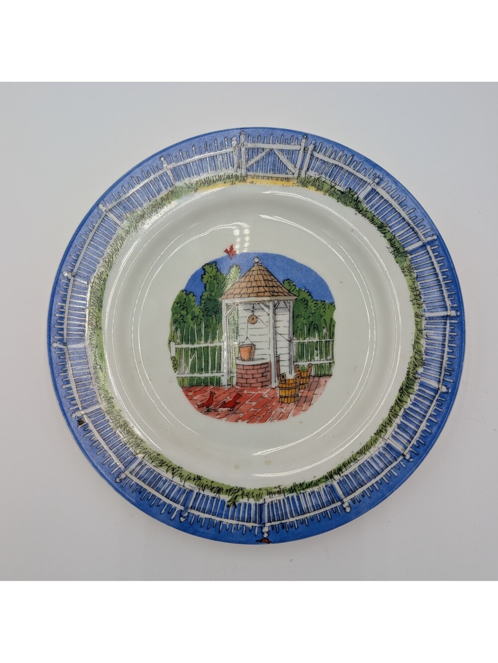 Andrea by Sadek Williamsburg Matthew Rice Salad Plate 8.25" Japan Garden Scene
